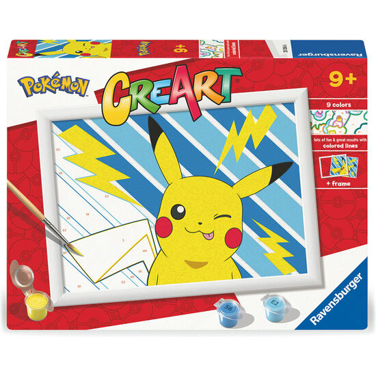 KIT DE PINTURA CREART PIKACHU POKEMON image 0