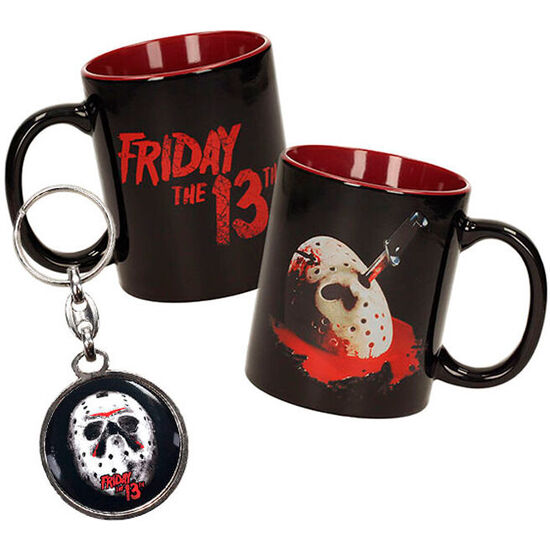 TAZA + LLAVERO METALICO VIERNES 13 image 0