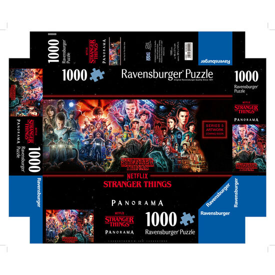 PUZZLE PANORAMA STRANGER THINGS 1000PZS image 0