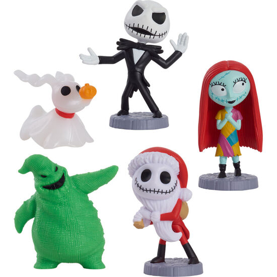 BLISTER 5 FIGURAS PESADILLA ANTES DE NAVIDAD DISNEY image 0