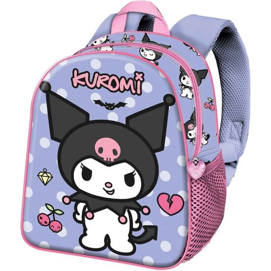 MOCHILA 3D REBEL KUROMI HELLO KITTY AND FRIENDS 30CM image 0