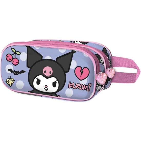 PORTATODO REBEL KUROMI HELLO KITTY AND FRIENDS DOBLE image 0