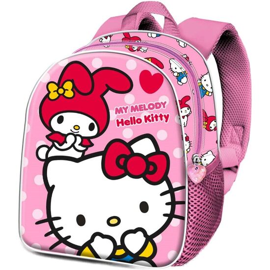 MOCHILA 3D LOVELY HELLO KITTY AND FRIENDS 30CM image 0
