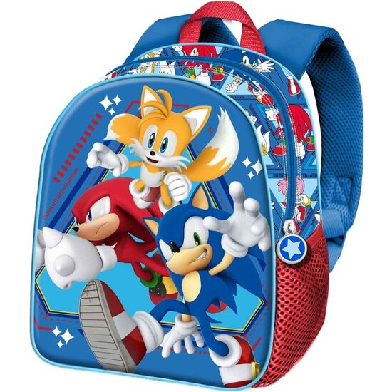MOCHILA 3D HEROES SONIC THE HEDGEHOG 30CM image 0