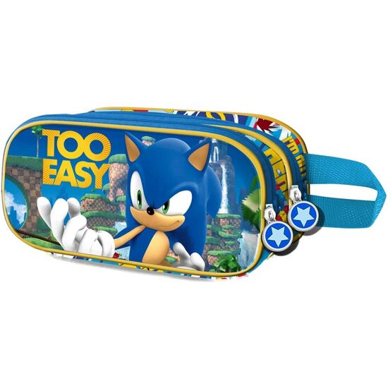 PORTATODO 3D EASY SONIC THE HEDGEHOG DOBLE image 0