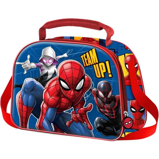 BOLSA PORTAMERIENDAS 3D BEST TEAM SPIDERMAN MARVEL image 0