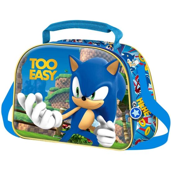 BOLSA PORTAMERIENDAS 3D EASY SONIC THE HEDGEHOG image 0