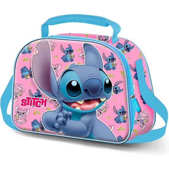 BOLSA PORTAMERIENDAS 3D SURPRISE STITCH DISNEY image 0