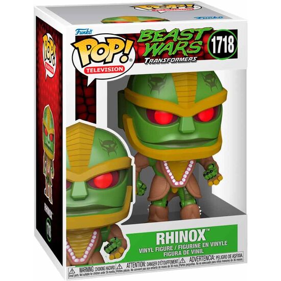 FIGURA POP TRANSFORMERS BEAST WARS RHINOX image 0