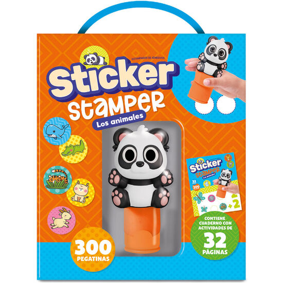 KIT STICKER STAMPER ANIMALES image 0
