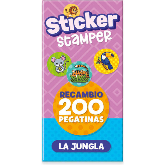 RECAMBIO STICKER STAMPER JUNGLA image 0