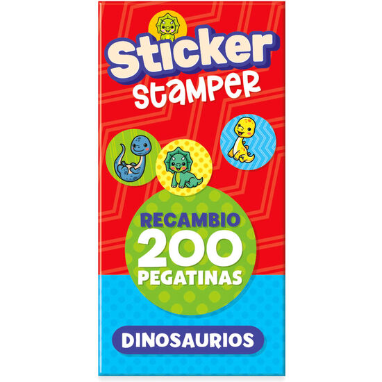 RECAMBIO STICKER STAMPER DINOSAURIOS image 0