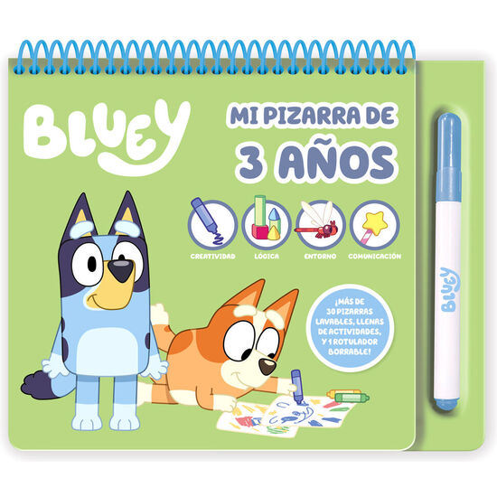MI PIZARRA ACTIVIDADES 3 AÃ±OS BLUEY ESPAÃ±OL image 0