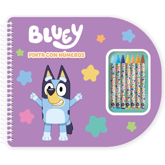 LIBRETA PINTA CON NUMEROS BLUEY image 0