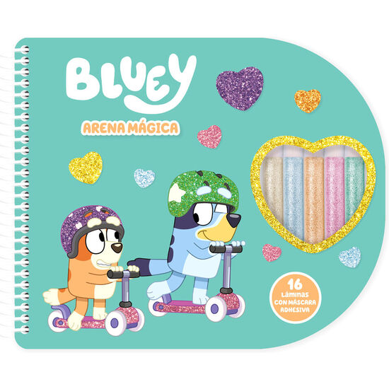 LIBRETA ARENA MAGICA BLUEY image 0