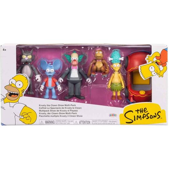 BLISTER 6 FIGURAS LOS SIMPSONS 7CM image 0