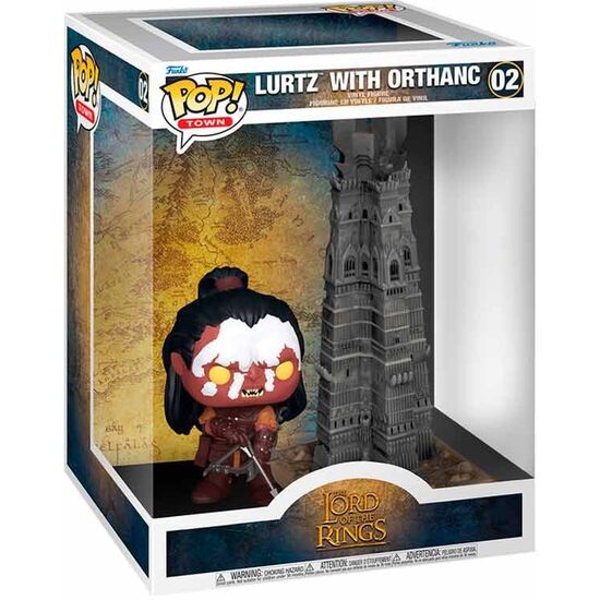 FIGURA POP TOWN EL SEÃ±OR DE LOS ANILLOS LURTZ WITH ORTHANC image 0