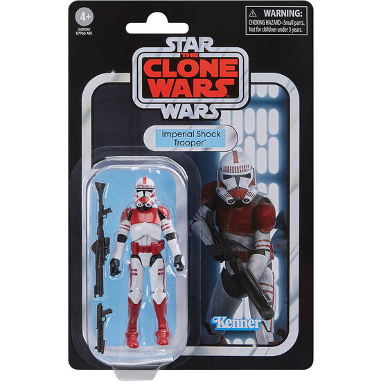FIGURA IMPERIAL SHOCK TROOPER STAR WARS: THE CLONE WARS 9,5CM image 0