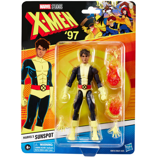 FIGURA MARVELS SUNSPOT X-MEN 97 MARVEL LEGENDS SERIES 15CM image 0