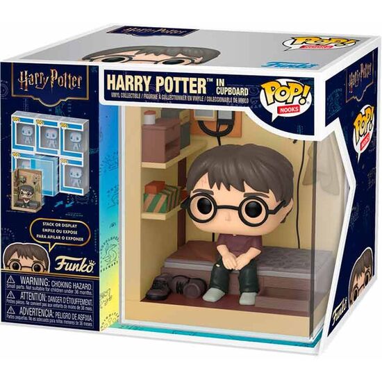 FIGURA POP NOOKS HARRY POTTER IN CUPBOARD image 1