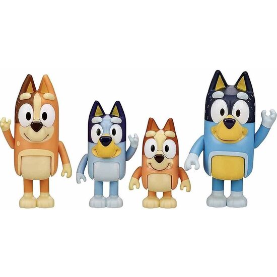 BLISTER 4 FIGURAS FAMILIA BLUEY image 0