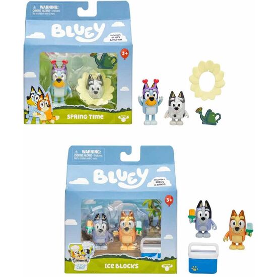 BLISTER 2 FIGURAS LETS PLAY CHET BLUEY SURTIDO image 0