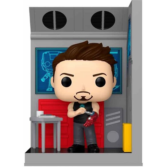 FIGURA POP NOOKS MARVEL TONY STARK IN HIS WORKSHOP image 0