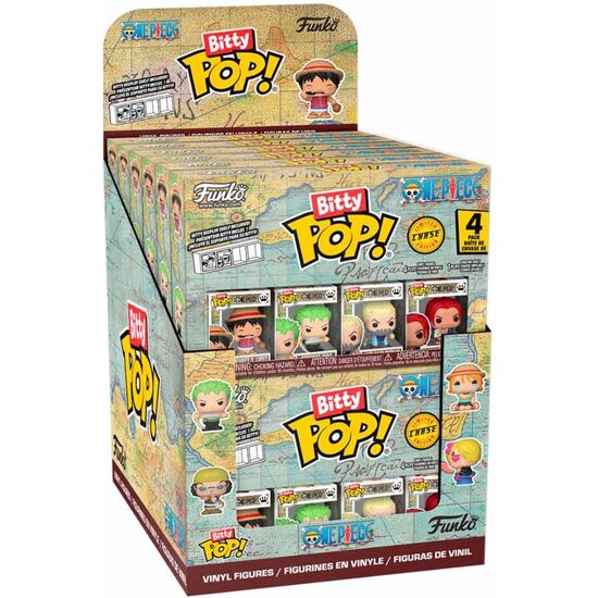 BLISTER 4 FIGURAS BITTY POP ONE PIECE SURTIDO image 0
