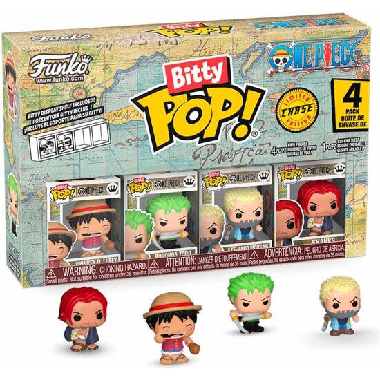 BLISTER 4 FIGURAS BITTY POP ONE PIECE SURTIDO image 2