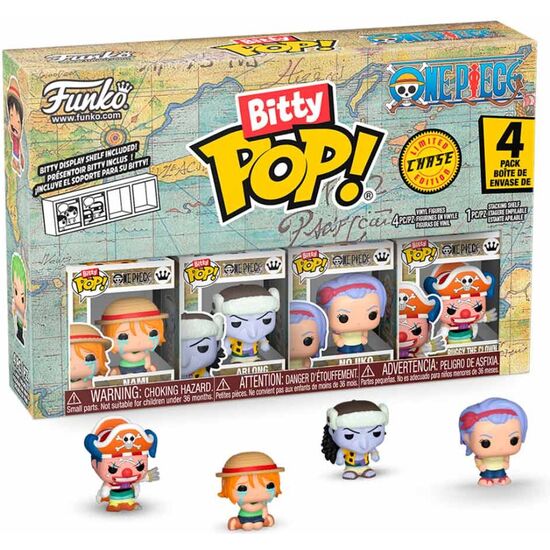 BLISTER 4 FIGURAS BITTY POP ONE PIECE SURTIDO image 3