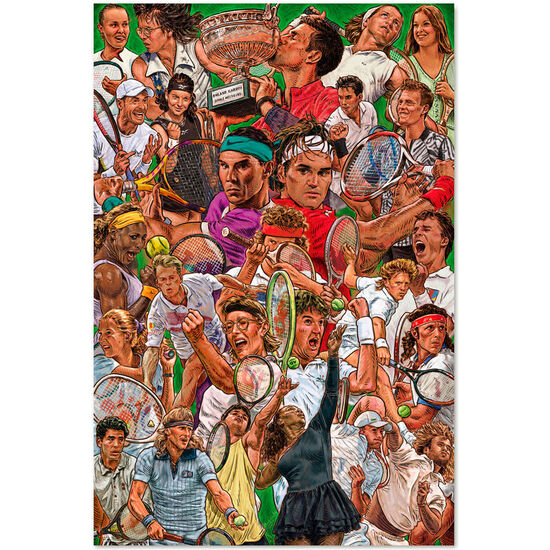 POSTER LEYENDAS DEL TENIS image 0