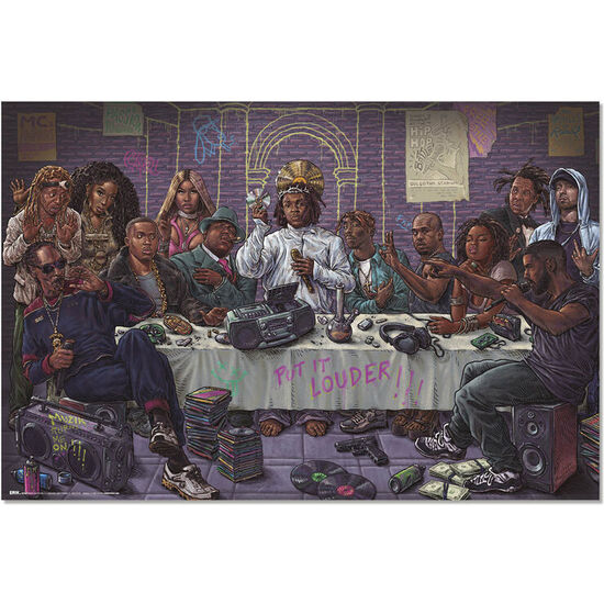 POSTER LA ULTIMA CENA HIP HOP image 0