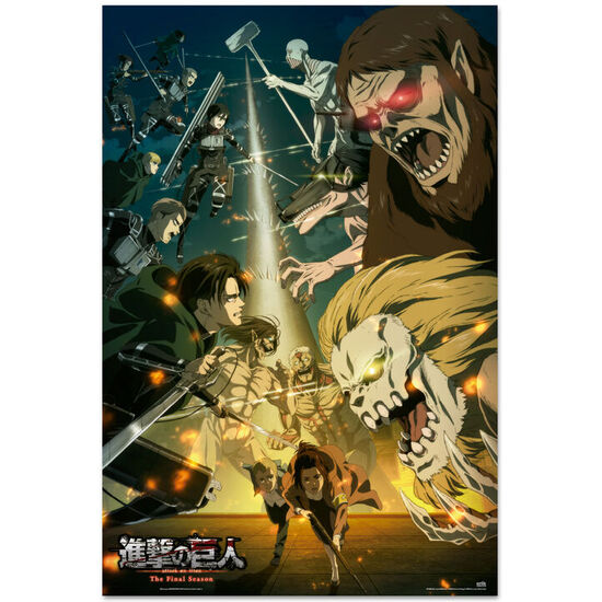 POSTER PARADIS VS MARLEY ATTACK ON TITAN image 0