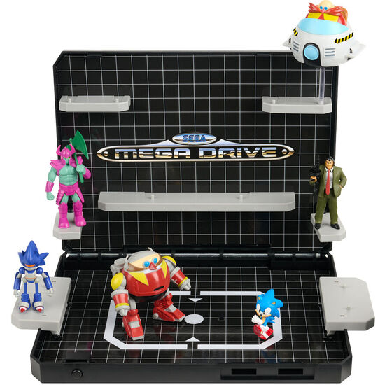 DIORAMA MEGA DRIVE BOSS LEVEL 1 SONIC THE HEDGEHOG CONSOLE HEROES image 1