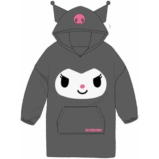 BATA SUDADERA OVERSIZE KUROMI HELLO KITTY ADULTO image 0
