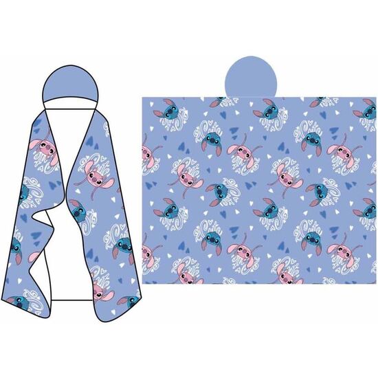 MANTA CORALINA CAPUCHA STITCH DISNEY 120X150CM image 0