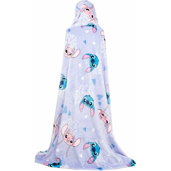 MANTA CORALINA CAPUCHA STITCH DISNEY 120X150CM image 3