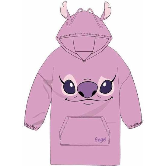 BATA SUDADERA OVERSIZE ANGEL STITCH DISNEY INFANTIL image 0