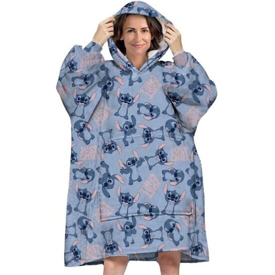 BATA SUDADERA OVERSIZE STITCH DISNEY ADULTO image 1