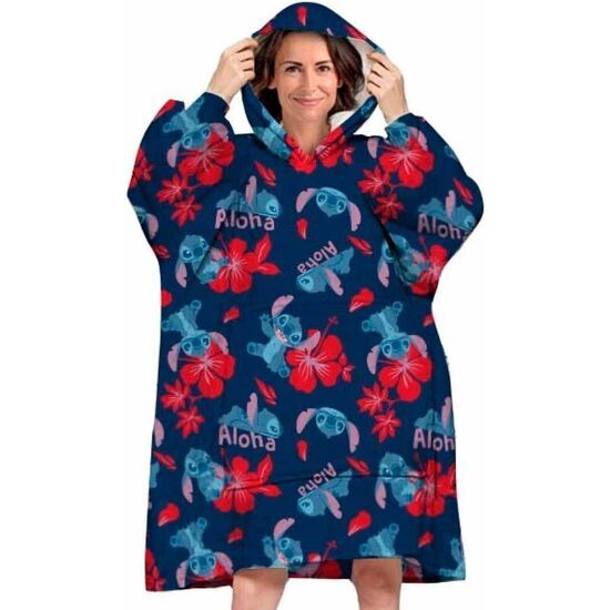 BATA SUDADERA OVERSIZE STITCH DISNEY ADULTO image 1
