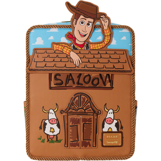 MOCHILA WOODY 30TH ANNIVERSARY TOY STORY DISNEY PIXAR LOUNGEFLY 28CM image 0