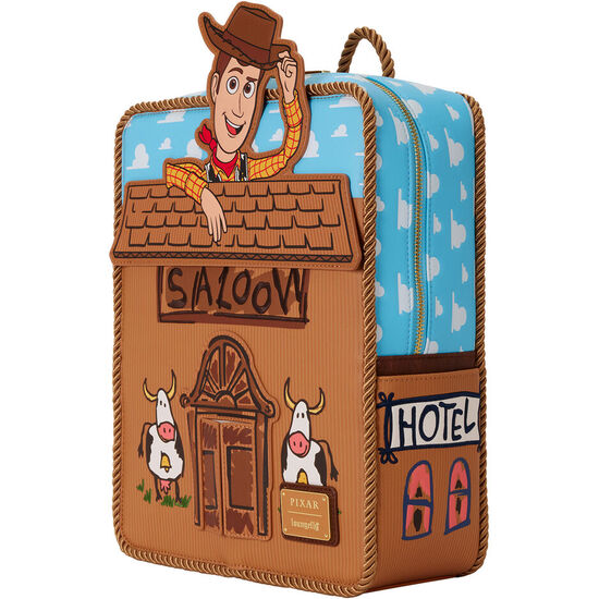 MOCHILA WOODY 30TH ANNIVERSARY TOY STORY DISNEY PIXAR LOUNGEFLY 28CM image 1