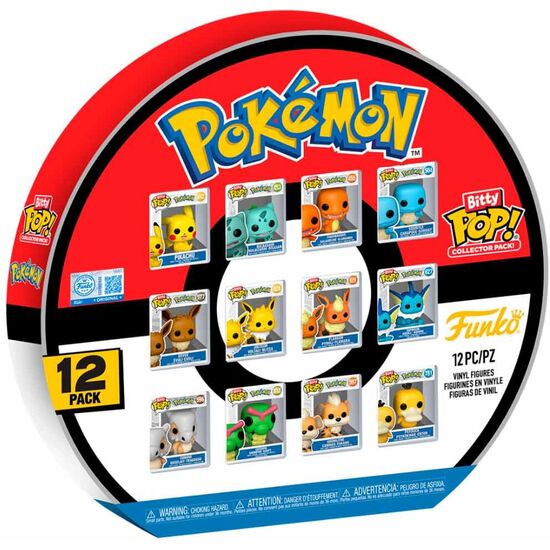 FIGURA BITTY POP MULTIPACK POKEMON image 0