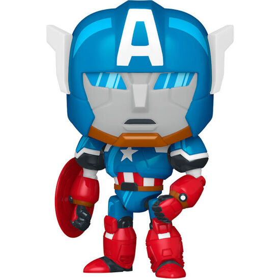 FIGURA POP MARVEL WHAT IF..? CAPITAN AMERICA MECH image 1