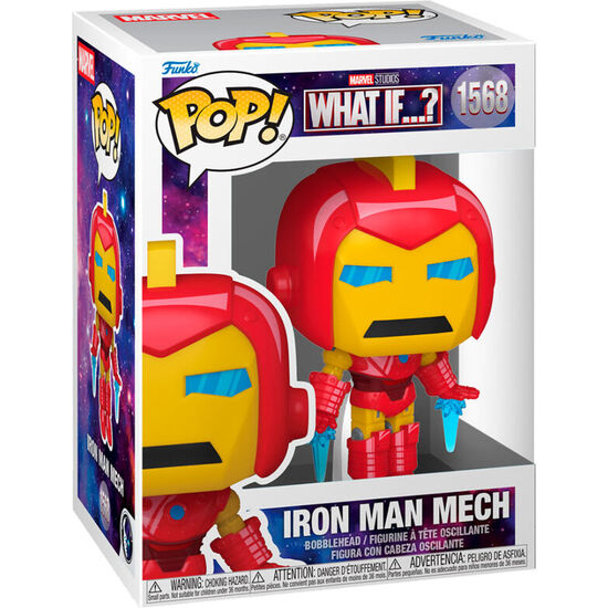 FIGURA POP MARVEL WHAT IF..? IRON MAN MECH image 0