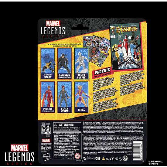 FIGURA PHOENIX RACHEL SUMMERS EXCALIBUR MARVEL LEGENDS SERIES 15CM image 3