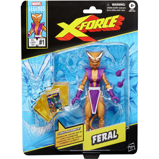 FIGURA FERAL X-FORCE MARVEL LEGENDS SERIES 15CM image 0
