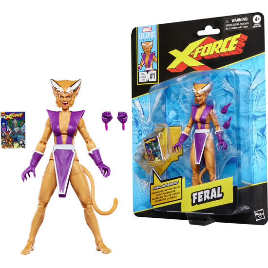 FIGURA FERAL X-FORCE MARVEL LEGENDS SERIES 15CM image 1