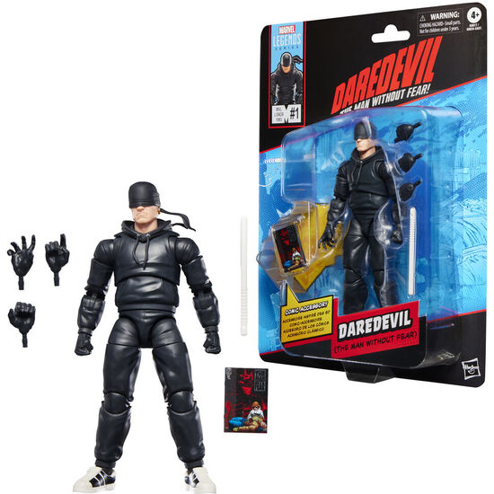 FIGURA DAREDEVIL THE MAN WITHOUT FEAR DAREDEVIL MARVEL LEGENDS SERIES 15CM image 0