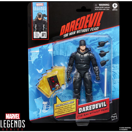 FIGURA DAREDEVIL THE MAN WITHOUT FEAR DAREDEVIL MARVEL LEGENDS SERIES 15CM image 3